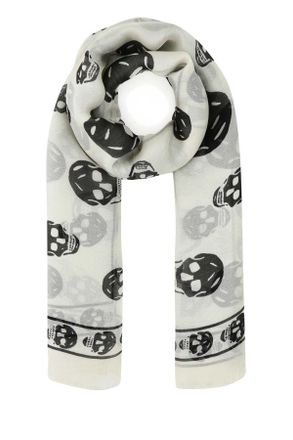 Alexander McQueen Alexander Mcqueen Printed Silk Foulard