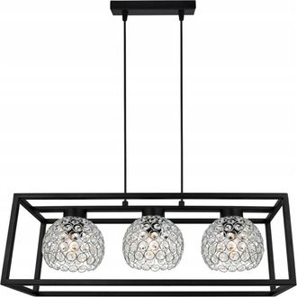 OEM L&aacute;mpara Colgante Elegante Jaula Bola De Cristal