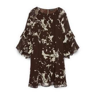Fiorella Rubino Short Kleedjes - Dames - Feestkleedjes - Bruin - 4XL - Kleedjes