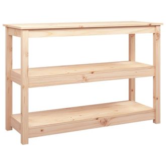 vidaXL Mesa Consola Madera Maciza De Pino 110x40x74 Cm Vidaxl