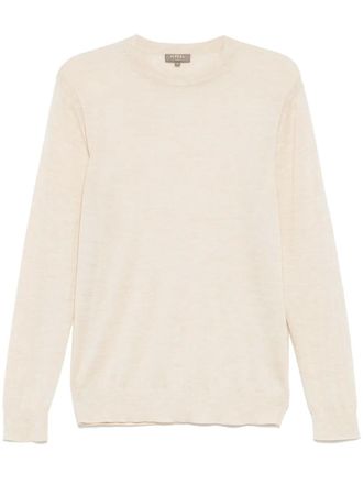 N.Peal Covent FG Round Neck jumper - men - Cashmere/Silk - M - Neutrals