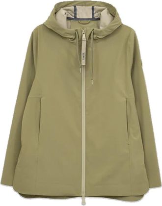 Tant&auml; Rainwear Jala Softshell Regenjas - Dames - Regenjassen - Groen - S - Polyester - Jassen