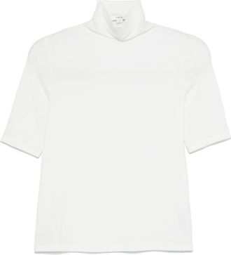 Vince Top a collo alto - Bianco