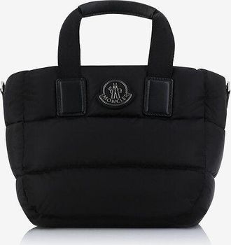 Moncler Shopper aus gestepptem Nylon Mini Caradoc