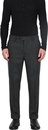 Mason's Pantalones Chinos Chelsea en Franela Jersey - Trousers - Hombre - Gris - 2XL
