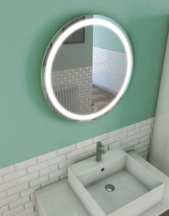 Aurlane Aurlane - Espejo C/luz Led Retroiluminado Circle Light Diametro 59cm