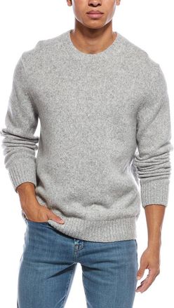 Vince Melange Wool & Cashmere-Blend Crewneck Sweater