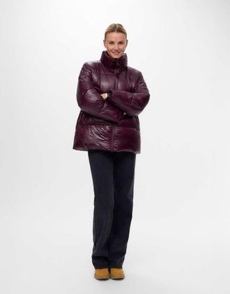 Vero Moda cappotto vinaccia-Rosso