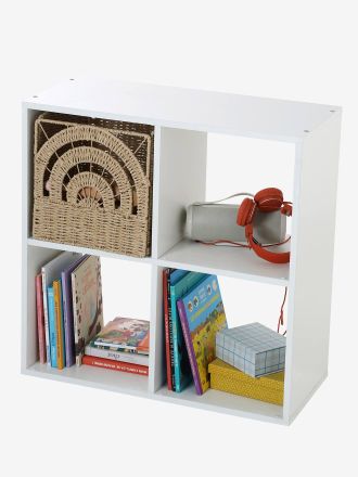 Vertbaudet Kinderzimmer Regalelement mit 4 F&auml;chern wei&szlig;