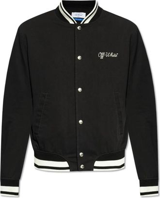 Off-white Bomberjack - Heren - Bomber jackets - Zwart - L - Katoen - Jassen
