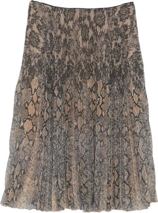 Ermanno Scervino Rokken, Dames, Veelkleurig, M, Polyester, Polyester Midi Rok