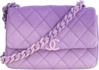 Chanel Pre-owned 2020 Small Quilted My Everything Flap Crossbody - - Pre-owned - Donna - Viola - ONE SIZE