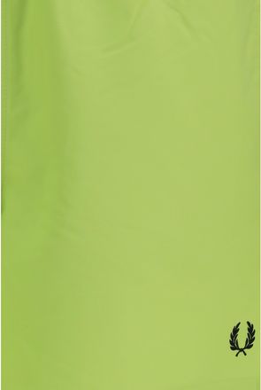 Fred Perry Mens Swim Shorts Citron Recycled Polyester Beachwear Sea Clothing