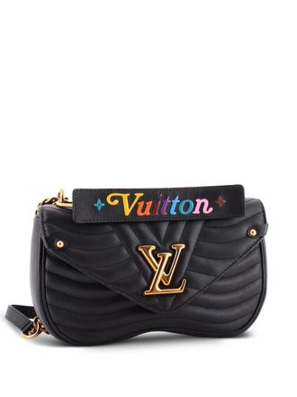 Louis Vuitton New Wave Chain Bag Quilted Leather MM crossbody bag - Nero