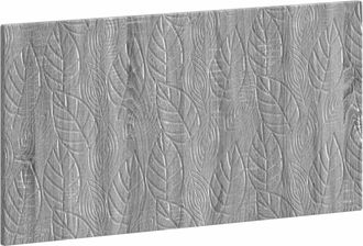 vidaXL Cabecero Montada En La Pared Delft Sonoma Gris Vidaxl