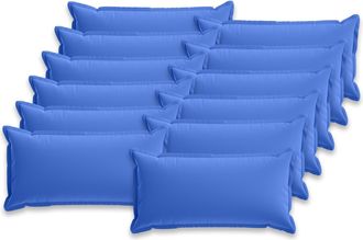 vidaXL Funda De Almohada 12 Uds. Houten Azul Royal 40 X 80 Cm Vidaxl