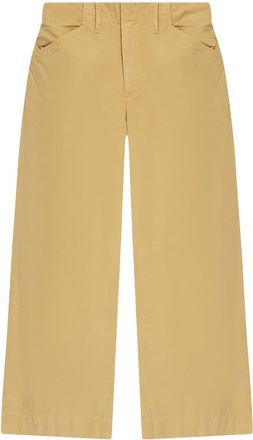 Rag & Bone cotton-twill cropped trousers - women - Cotton - 6 - Neutrals