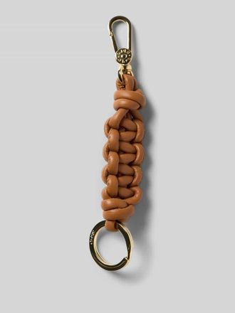 Abro Abro Anhänger aus echtem Leder Modell Dalia in Cognac, Größe 1