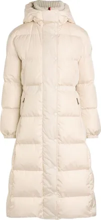 Moncler Chamer Padded Nylon Coat - Beige - 4 (UK 16 / XL)