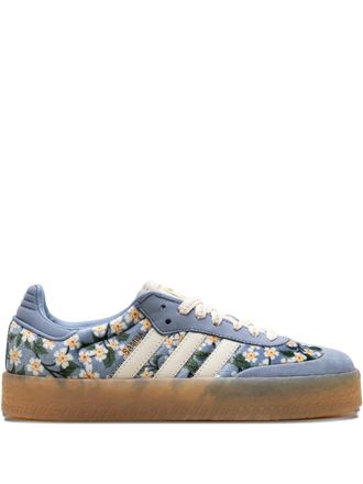 adidas Sambae X Liberty London floral-print sneakers - Blue