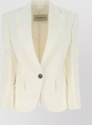 Alexandre Vauthier tailored blazer featuring back pleats