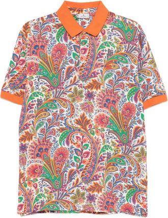 Etro Polo met Etro Paisley-print