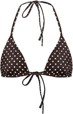 Matteau Badmode, Dames, Bruin, M, Nylon, String Triangle Bikini Top