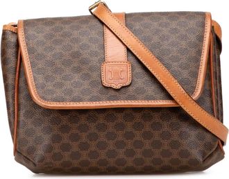 Celine Pre-owned Shoulder Bags, female, Brown, Size: ONE SIZE Pre-owned Printed Shoulder Bag
