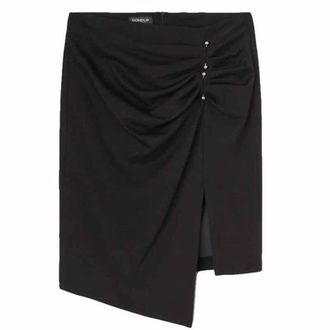 Dondup Dames, Rokken, Zwart, Maat: L Jersey