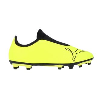 Puma Heren Finesse Slip-on Stevige Grond Voetbalschoenen (Geel)
