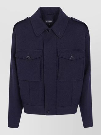 Emporio Armani single breasted coat