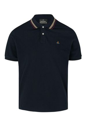 Vivienne Westwood ORB SS PIQUET POLO SHIRT Size: XXL, colour: NAVY