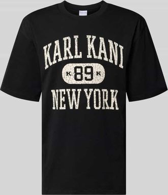Karl Kani Oversized Fit T-Shirt mit Logo-Print Modell Heritage in Black, Gr&ouml;&szlig;e XXL