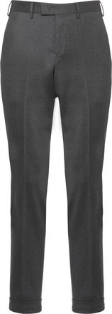 Pantaloni Torino Tailored Grey Wool Pants with Refined Silhouette