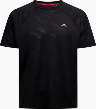 Trespass Mens Trespass Mens Trillon Short-Sleeved Jersey - Black - Size: 34