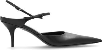 Balenciaga Avenue Bow Slingback - Dames - Pumps - Zwart - 40 EU - Leer - Schoenen