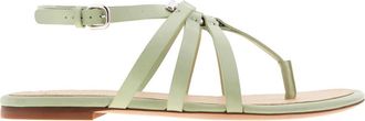 Ferragamo Alina Strappy Flat Sandals, Size 7 C