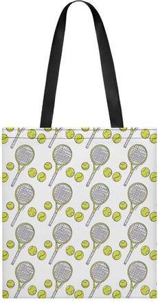 Generic Tennis Pattern Tote Bag for Women Men Shoulder Bags Purses Pouch Handbags