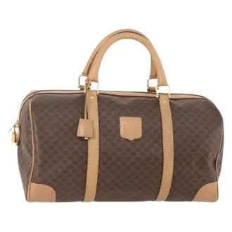 Celine Pre-owned Weekend Bags, female, Brown, Size: ONE SIZE Pre-owned Vintage Boston Bag