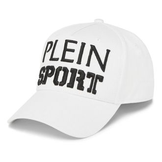 Plein Sport Baseball Cap - unisex - Outdoor handschoenen - Wit - ONE Size - Katoen - Fitness