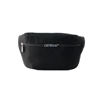 Off-white Belt Bags, male, Black, Size: ONE SIZE Logo-print Belt Bag