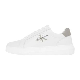 Calvin Klein Heren, Schoenen, Wit, Maat: 45 EU Leer