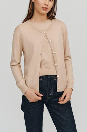 Kathryn McCarron Halle Cardigan in Camel at Nordstrom, Size X-Small