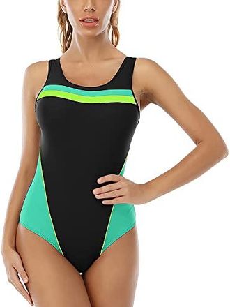 Short De Bain Femme - Maillot Shorty Pour Plage, Surf - Tissu Rapide, Doublure Intégrée, Ceinture Ajustable
