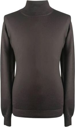 Gran Sasso Giuuno Maglione Dolcevita - - Knitwear - Uomo - Marrone - 3XL