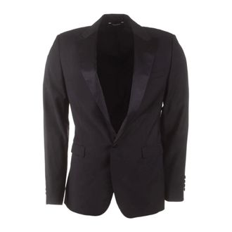 Dolce & Gabbana 1 Button Blazer - male - Dolce & Gabbana - Blazers - Black - XS - Jackets