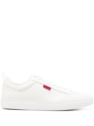 HUGO BOSS logo-tag sneakers - White