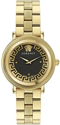 Versace Gold Stainless Steel Dress Womens Watch