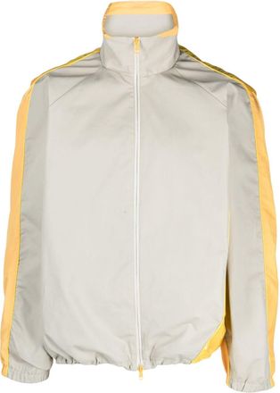robyn lynch colour-block zip-fastening jacket - men - Cotton - L - Neutrals