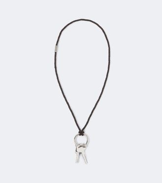 Christophe Lemaire Collar con colgante de piel